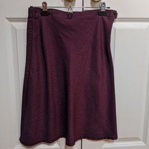 London flea market purple skirt